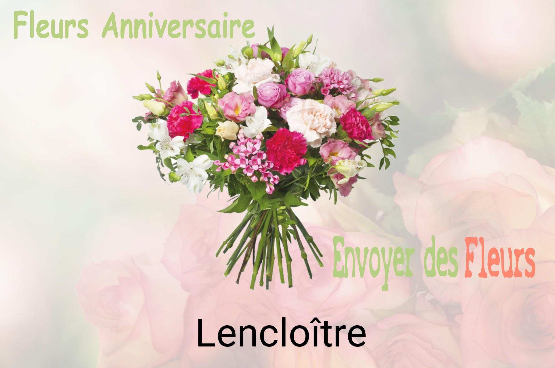 Bouquet de fleurs d’anniversaire livré à Lencloître